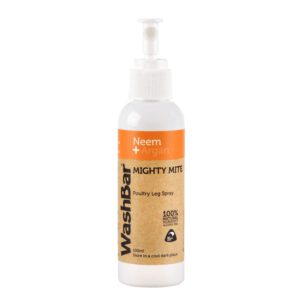 Kalkpotenspray kippen WashBar mighty mite spray