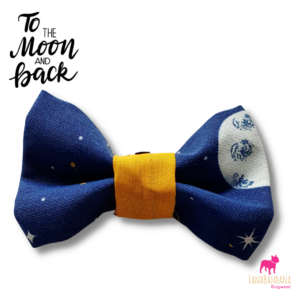 To the moon and back Blue Bowtie + tekst