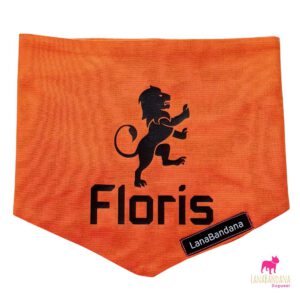 De oranje bandana Floris
