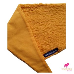 knoopbandana teddy oker achterkant
