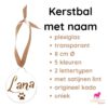 Kerstbal met naam