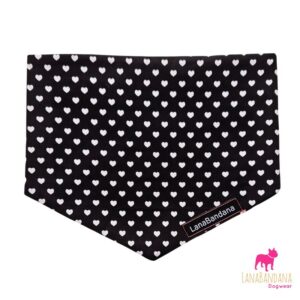 Valentijn Hartjes Zwart